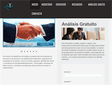 Tablet Screenshot of latinosindeuda.com
